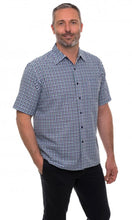Load image into Gallery viewer, Cotton Seersucker Shirt Bora Bora

