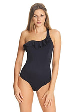 Load image into Gallery viewer, Remix Black UW Sculpt Frilled Suit, Pre-Order C Cup to F Cup
