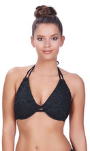 Load image into Gallery viewer, Sundance Black UW Bandless Halter Bikini Top, Pre-Order C Cup to FF Cup
