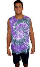 Load image into Gallery viewer, Tie Dye Muscle Shirt, More Colours, Sizes XXS - XXL
