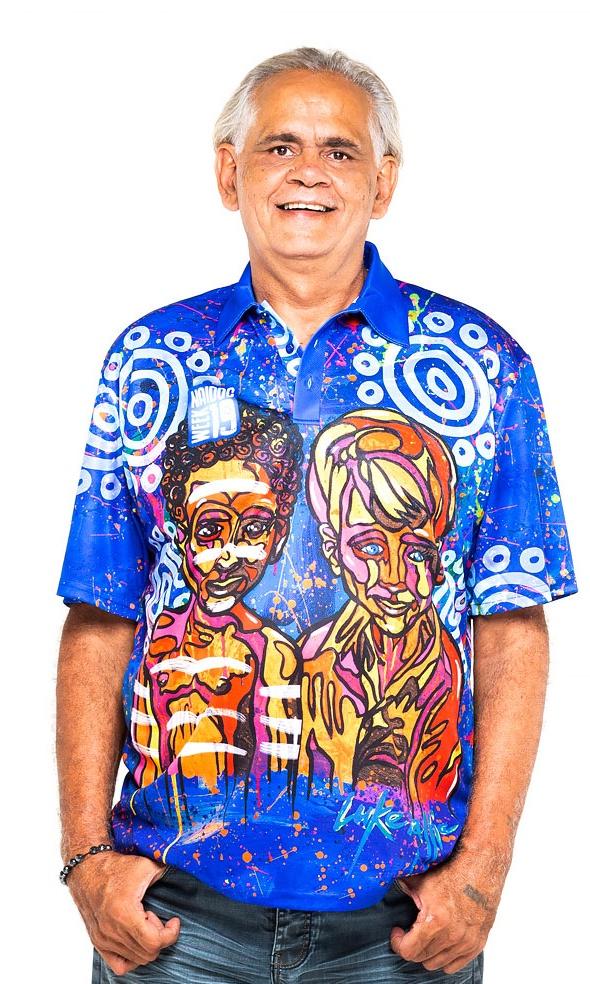 Aboriginal Art Unisex Polo NAIDOC 2019 Voice Treaty Truth