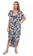 Load image into Gallery viewer, Rayon Kaftan Long Frilled Toga, More Prints &amp; Colours
