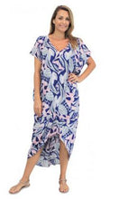 Load image into Gallery viewer, Rayon Kaftan Long Frilled Toga, More Prints &amp; Colours
