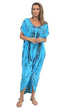 Load image into Gallery viewer, Rayon Kaftan Long Frilled Toga, More Prints &amp; Colours

