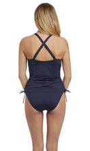 Load image into Gallery viewer, San Remo Ink UW Moulded Gathered Multistyle Tankini, Pre-Order D Cup to G Cup
